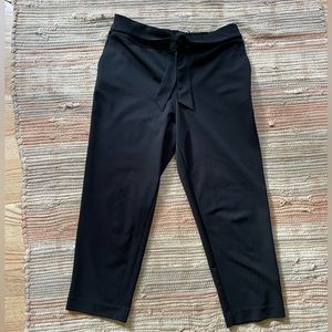 High waist tie pants work